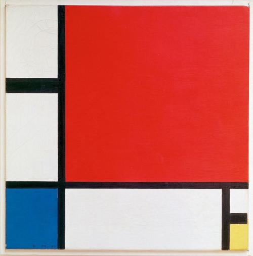 Composition II in Red, Blue, and Yellow by Mondriaan